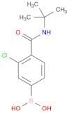 3-Chloro-4-(N-tert-butylcarbamoyl)phenylboronic acid