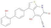 4-Hydroxy-3-(2'-hydroxy-1,1'-biphenyl-4-yl)-6-oxo-6,7-dihydrothieno[2,3-b]pyridine-5-carbonitrile