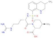 (2R,4R)-1-[(2S)-5-[(diaminomethylidene)amino]-2-[(3R)-3-methyl-1,2,3,4-tetrahydroquinoline-8-sulfo…