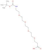 5,8,11,14-Tetraoxa-2-azaheptadecanedioic acid 1-(1,1-dimethylethyl) ester