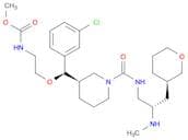 Methyl (2-((R)-(3-chlorophenyl)((R)-1-(((S)-2-(methylamino)-3-((R)-tetrahydro-2H-pyran-3-yl)propyl…