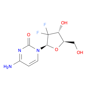 4-amino-1-[(2R,4R,5R)-3,3-difluoro-4-hydroxy-5-(hydroxymethyl)oxolan-2-yl]-1,2-dihydropyrimidin-2-…