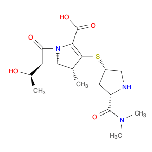 (4R,5S,6S)-3-{[(3S,5S)-5-(dimethylcarbamoyl)pyrrolidin-3-yl]sulfanyl}-6-[(1R)-1-hydroxyethyl]-4-me…