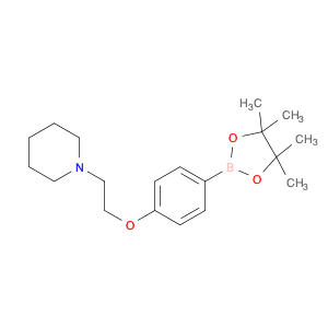 1-(2-(4-(4,4,5,5-Tetramethyl-1,3,2-dioxaborolan-2-yl)phenoxy)ethyl)piperidine