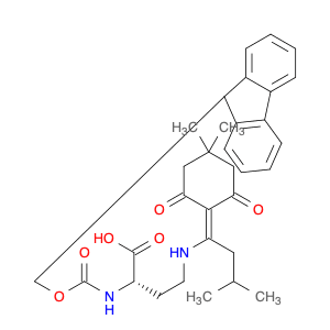 (2S)-4-[[1-(4,4-Dimethyl-2,6-dioxocyclohexylidene)-3-methylbutyl]amino]-2-[[(9H-fluoren-9-ylmethox…