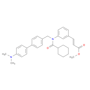 methyl (2E)-3-{3-[N-({4-[4-(dimethylamino)phenyl]phenyl}methyl)cyclohexaneamido]phenyl}prop-2-enoa…