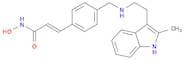 (2E)-N-hydroxy-3-[4-({[2-(2-methyl-1H-indol-3-yl)ethyl]amino}methyl)phenyl]prop-2-enamide