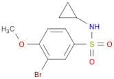 3-bromo-N-cyclopropyl-4-methoxybenzenesulfonamide