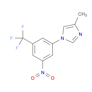 4-Methyl-1-[3-nitro-5-(trifluoromethyl)phenyl]-1H-imidazole