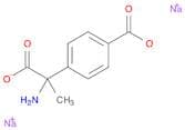 Benzeneacetic acid, α-amino-4-carboxy-α-methyl-, sodium salt (1:1)