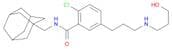 N-(1-Adamantylmethyl)-2-chloro-5-[3-(3-hydroxypropylamino)propyl]benzamide