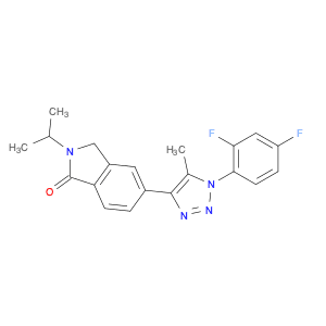 5-[1-(2,4-difluorophenyl)-5-methyltriazol-4-yl]-2-propan-2-yl-3H-isoindol-1-one
