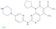 6-acetyl-8-cyclopentyl-5-methyl-2-[(5-piperazin-1-ylpyridin-2-yl)amino]pyrido[2,3-d]pyrimidin-7-on…