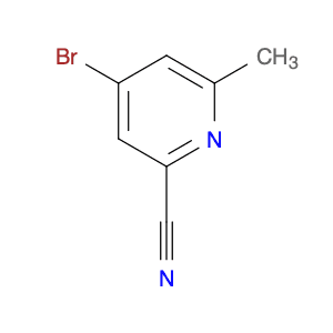 4-Bromo-2-cyano-6-methylpyridine