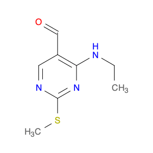 4-(ethylamino)-2-(methylthio)pyrimidine-5-carbaldehyde