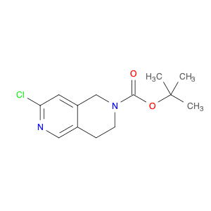 tert-butyl 7-chloro-3,4-dihydro-1H-2,6-naphthyridine-2-carboxylate
