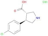 (3S,4R)-4-(4-Chlorophenyl) pyrrolidine-3-carboxylic acid Hydrochloride