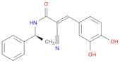 (2E)-2-Cyano-3-(3,4-dihydroxyphenyl)-N-[(1S)-1-phenylethyl]-2-propenamide