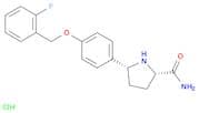 2-Pyrrolidinecarboxamide, 5-[4-[(2-fluorophenyl)methoxy]phenyl]-, hydrochloride (1:1), (2S,5R)-