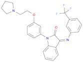 2H-indol-2-one,1,3-dihydro-1-[3-[2-(1-pyrrolidinyl)ethoxy]phenyl]-3-[[3-(trifluoromethyil)phenyl]i…