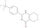 3,5,7,8-Tetrahydro-2-[4-(trifluoromethyl)phenyl]-4H-thiopyrano[4,3-d]pyrimidin-4-one