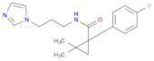 N-(3-(1H-Imidazol-1-yl)propyl)-1-(4-fluorophenyl)-2,2-dimethylcyclopropane-1-carboxamide