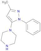 1-(3-Methyl-1-phenyl-5-pyrazolyl)piperazine