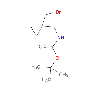 tert-butyl N-{[1-(bromomethyl)cyclopropyl]methyl}carbamate