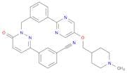 3-[1,6-Dihydro-1-[[3-[5-[(1-methyl-4-piperidinyl)methoxy]-2-pyrimidinyl]phenyl]methyl]-6-oxo-3-pyr…
