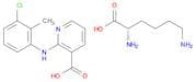 L-Lysine, 2-[(3-chloro-2-methylphenyl)amino]-3-pyridinecarboxylate (1:1)