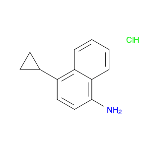 4-Cyclopropyl-1-naphthalenamine Hydrochloride