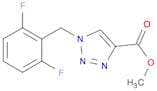 METHYL 1-(2,6-DIFLUOROBENZYL)-1H-1,2,3-TRIAZOLE-4-CARBOXYLATE