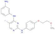 N4-(3-Aminophenyl)-5-fluoro-N2-(4-(2-methoxyethoxy)phenyl)pyrimidine-2,4-diamine