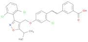 3-[2-[2-Chloro-4-[[3-(2,6-dichlorophenyl)-5-(1-methylethyl)-4-isoxazolyl]methoxy]phenyl]ethenyl]be…