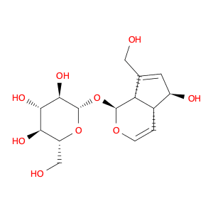 (1S,4aR,5S,7aS)-1,4a,5,7a-Tetrahydro-5-hydroxy-7-(hydroxymethyl)cyclopenta[c]pyran-1-yl β-D-glucop…