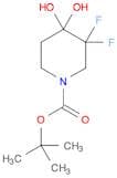 1-Boc-3, 3-difluoro-4,4-(dihydroxy)piperidine