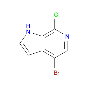4-bromo-7-chloro-1H-pyrrolo[2,3-c]pyridine