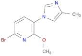6-BROMO-2-METHOXY-3-(4-METHYL-1H-IMIDAZOL-1-YL)PYRIDINE