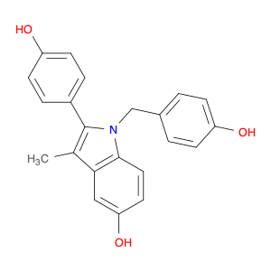 2-(4-Hydroxyphenyl)-1-[(4-hydroxyphenyl)methyl]-3-methyl-1H-indol-5-ol