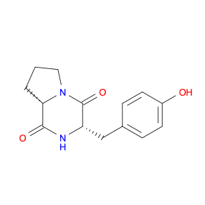 (3S,8aS)-Hexahydro-3-[(4-hydroxyphenyl)methyl]pyrrolo[1,2-a]pyrazine-1,4-dione