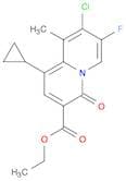Ethyl 8-chloro-1-cyclopropyl-7-fluoro-9-methyl-4-oxo-4H-quinolizine-3-carboxylate