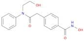4-[(HYDROXYAMINO)CARBONYL]-N-(2-HYDROXYETHYL)-N-PHENYLBENZENEACETAMIDE