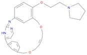 (16E)-11-[2-(1-Pyrrolidinyl)ethoxy]-14,19-dioxa-5,7,27-triazatetracyclo[19.3.1.12,6.18,12]heptacos…