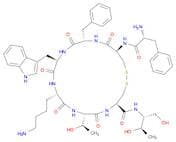 [R-(R*,R*)]-D-Phenylalanyl-L-cysteinyl-L-phenylalanyl-D-tryptophyl-L-lysyl-L-threonyl-N-[2-hydroxy…