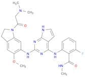 2-[[2-[[1-[2-(Dimethylamino)acetyl]-2,3-dihydro-5-methoxy-1H-indol-6-yl]amino]-7H-pyrrolo[2,3-d]py…