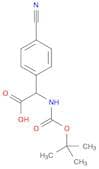 2-((tert-Butoxycarbonyl)amino)-2-(4-cyanophenyl)acetic acid