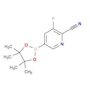 3-Fluoro-5-(4,4,5,5-tetramethyl-1,3,2-dioxaborolan-2-yl)picolinonitrile