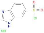1H-Benzimidazole-6-sulfonyl chloride, hydrochloride (1:1)