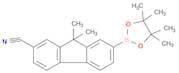9,9-Dimethyl-7-(4,4,5,5-tetramethyl-1,3,2-dioxaborolan-2-yl)-9h-fluorene-2-carbonitrile