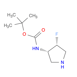 CARBAMIC ACID, N-[(3S,4R)-4-FLUORO-3-PYRROLIDINYL]-, 1,1-DIMETHYLETHYL ESTER